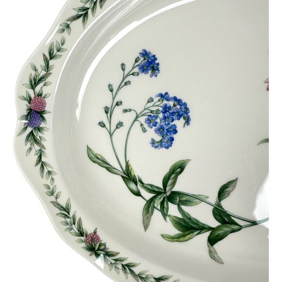 Noritake Conservatory Gala Cuisine 7915 Japan Large Oval Serving Platter-Nice! - Picture 4 of 9
